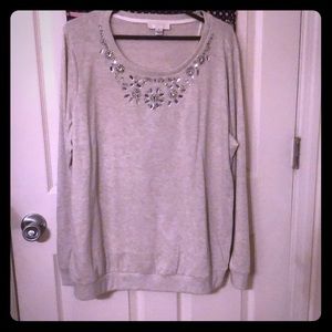 Forever 21 3x bling sweatshirt